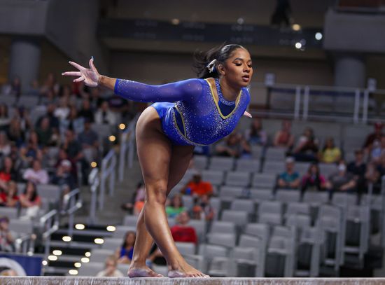 Uclas Jordan Chiles Performs Her Beam Editorial Stock Photo - Stock ...