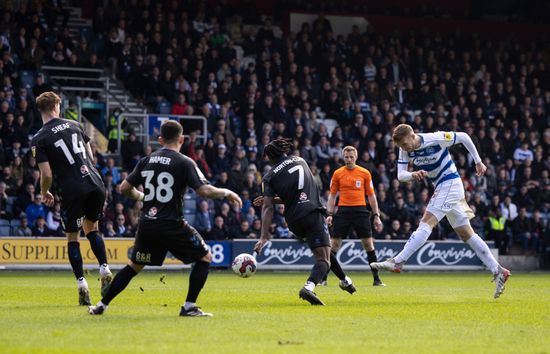 Sam Field Qpr Has Shot Goal Editorial Stock Photo - Stock Image ...