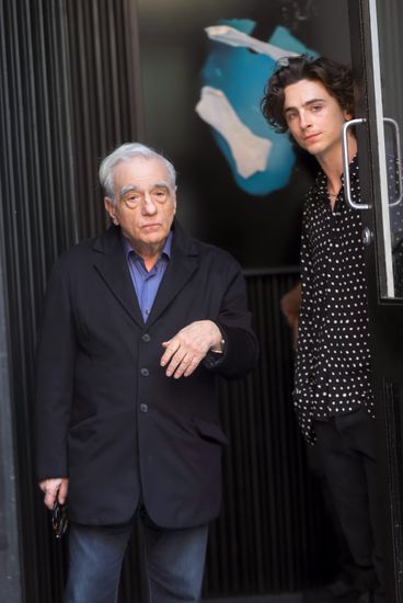 Martin Scorsese Timothee Chalamet Seen Film Editorial Stock Photo ...