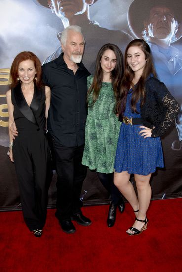 Rick Baker Wife Silvia Abascal Daughters Editorial Stock Photo - Stock ...