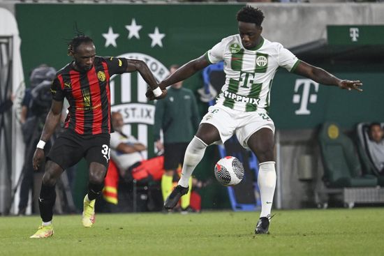 Myenty Abena Ferencvaros Competes Ball During Editorial Stock Photo - Stock  Image