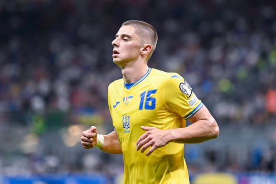 Vitalii Mykolenko Portrait During Uefa Euro Editorial Stock Photo ...