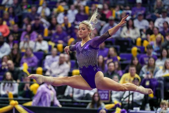 Lsus Olivia Livvy Dunne Competes On Editorial Stock Photo - Stock Image ...