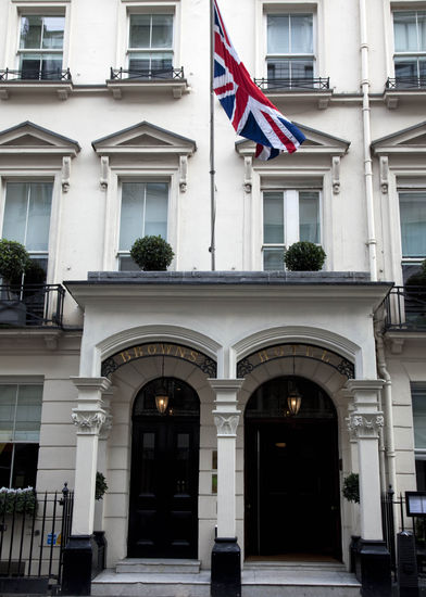 Browns Hotel Mayfair London Britain Editorial Stock Photo - Stock Image