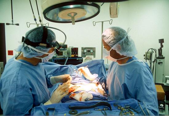 Surgeons Performing Breast Implant Operation Editorial Stock Photo ...