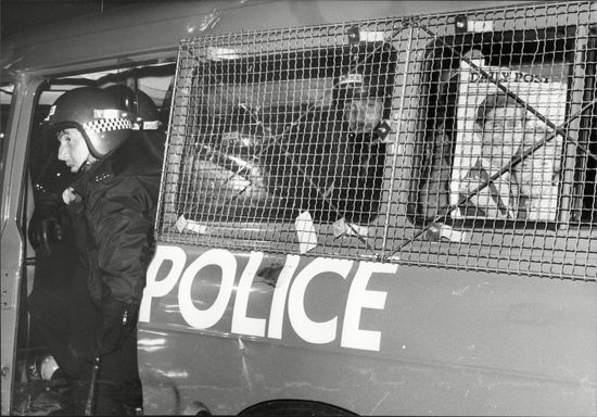 Toxteth Riots Reporter Scenes During Toxteth Riots Liverpool 1981 Editorial Stock Photo ...