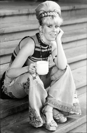 Singer Hazel Oconnor During Break Manchester Editorial Stock Photo