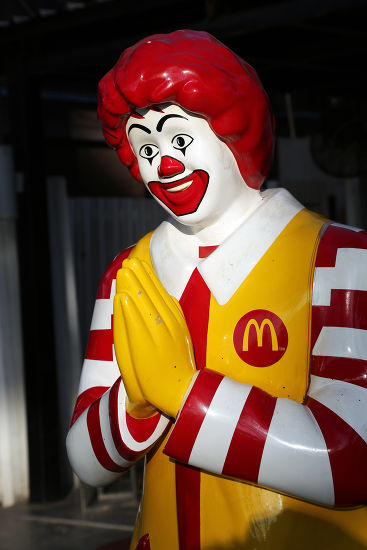 Statue Ronald Mcdonald Mcdonalds Restaurant Making Editorial Stock ...