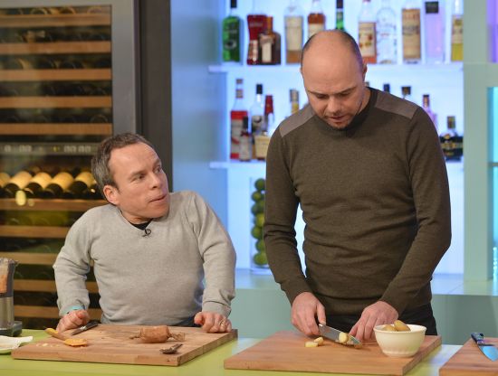 Warwick Davis Karl Pilkington Editorial Stock Photo - Stock Image