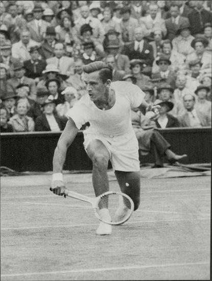 Frank Parker Tennis Player Editorial Stock Photo Stock Image