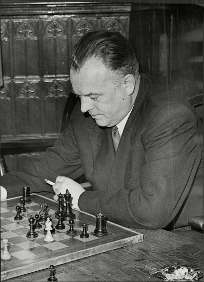 Alexander Tolush Russian Chess Player Alexander Editorial Stock