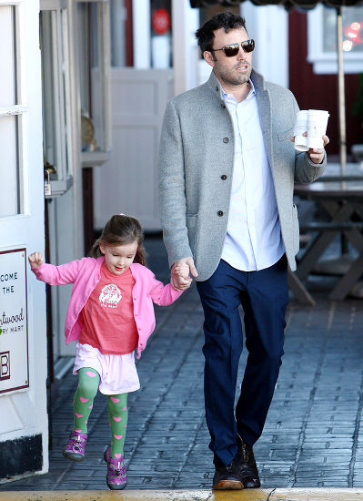 Ben Affleck Daughter Seraphina Affleck Editorial Stock Photo - Stock 