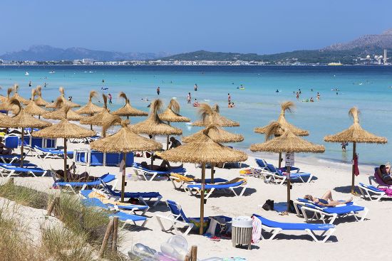 Crowded Beach Tourists On Sandy Beach Editorial Stock Photo - Stock ...