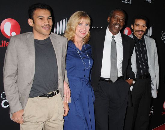 Ernie Hudson Wife Linda Kingsberg Sons Editorial Stock Photo - Stock Image | Shutterstock