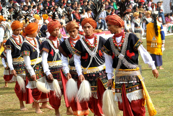 Youth Seng Khasi Tribe Meghalaya Dance Editorial Stock Photo - Stock ...