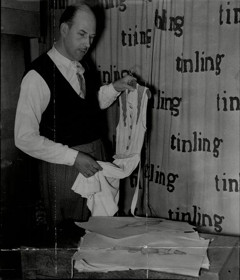 Fashion Designer Teddy Tinling One His Editorial Stock Photo - Stock ...