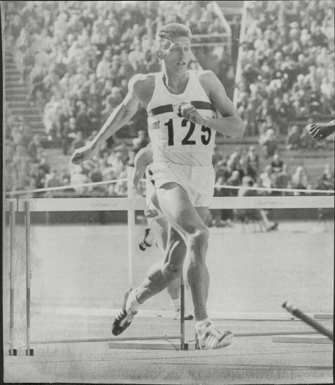 Athlete Hurdler John Sherwood Winning 400 Editorial Stock Photo - Stock 