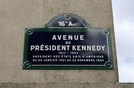 Avenue Du President Kennedy Paris France Editorial Stock Photo Stock