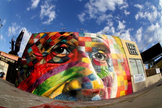 Mural Albert Einstein By Eduardo Kobra Editorial Stock Photo - Stock 