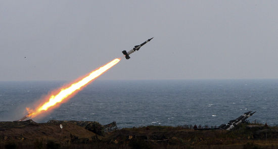 Sa3 Antiaircraft Missile Flies During Bulgarian Editorial Stock Photo ...