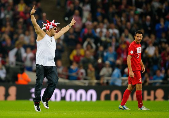 Pitch Invader On Field Wembley Stadium Editorial Stock Photo Stock Pitch Invader On Field Wembley Stadium Editorial Stock Photo Stock
