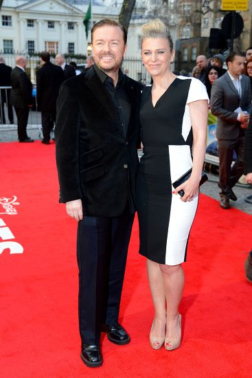 Ricky Gervais And Jane Fallon A Love Story Tested By Illness - k4fuq4i