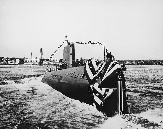 Uss Nautilus 1st Atomic Power Submarine Editorial Stock Photo - Stock ...