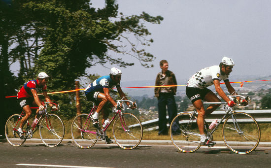 Photo Carte Du Tour De France 1974 - Tirage Argenté Original
