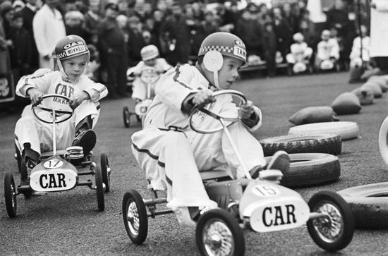 Children Racing Pedal Cars Editorial Stock Photo - Stock Image ...