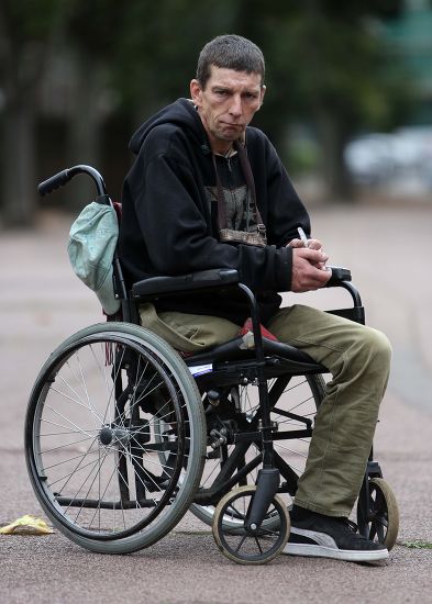 One Legged Beggar Mark Mcguigan Who Editorial Stock Photo - Stock Image ...