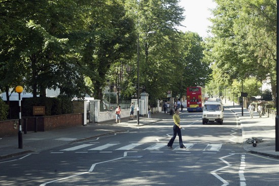 Knocked Down Belisha Beacon Abbey Road Editorial Stock Photo - Stock ...