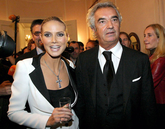 Heidi Klum Flavio Briatore Editorial Stock Photo - Stock Image