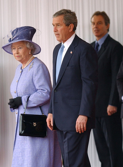 George W Bush C Welcomed By Editorial Stock Photo - Stock Image ...