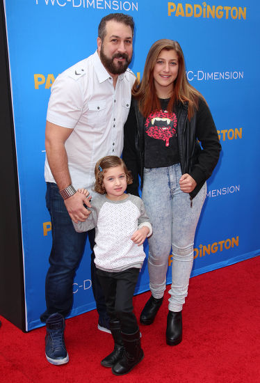 Joey Fatone Daughters Kloey Briahna Fatone Editorial Stock Photo ...