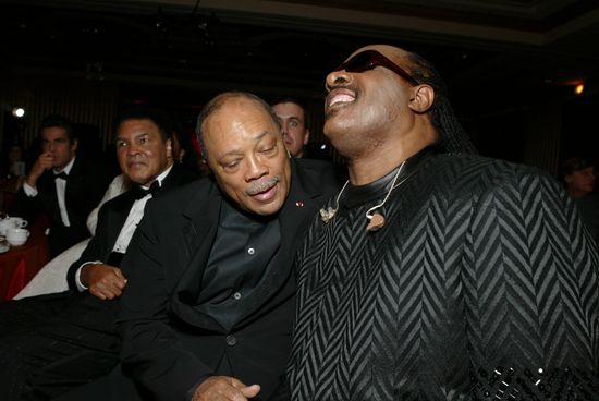 Muhammad Ali Quincy Jones Stevie Wonder Editorial Stock Photo - Stock ...