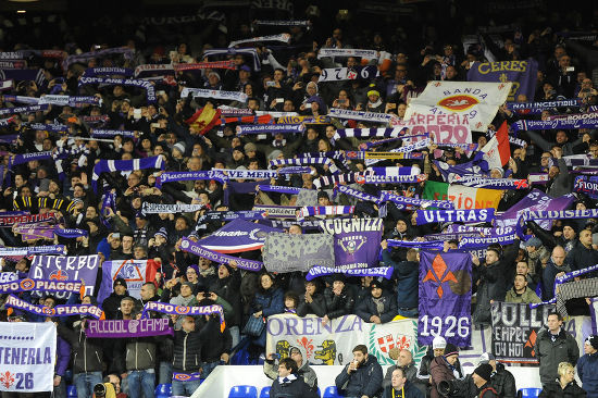 Fiorentina Fans Editorial Stock Photo - Stock Image | Shutterstock