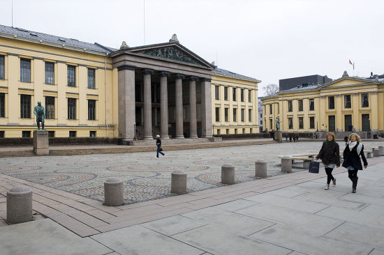 University Assembly Hall Aula Oslo Norway Editorial Stock Photo - Stock ...