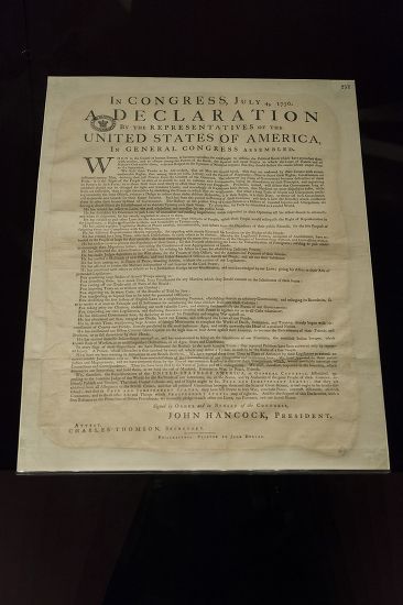 in the declaration of independence thomas jefferson changed the word property to