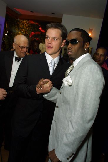 Matt Damon Sean Puffy Combs Editorial Stock Photo - Stock Image ...