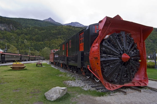 Historic Steam Engine Snow Plow White Editorial Stock Photo - Stock ...