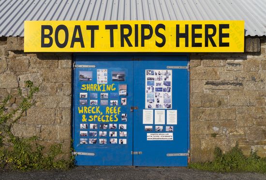 Sign Boat Trips Penzance Cornwall England Editorial Stock Photo - Stock ...