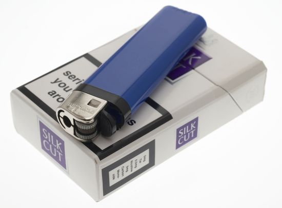 Packet Cigarettes Lighter Editorial Stock Photo - Stock Image ...