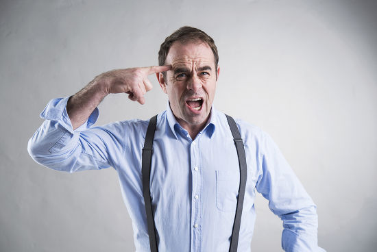 Model Released Man Tapping His Forehead Editorial Stock Photo - Stock ...