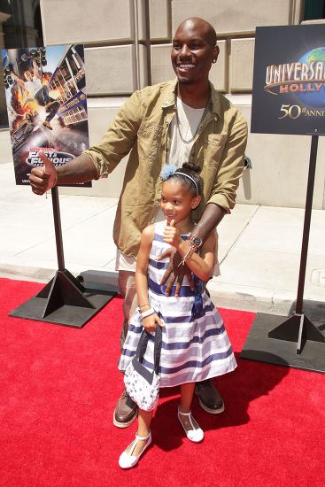 Tyrese Gibson Daughter Shayla Somer Gibson Editorial Stock Photo