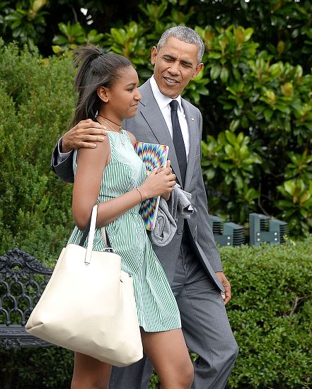 Barack Obama Sasha Obama Editorial Stock Photo - Stock Image | Shutterstock