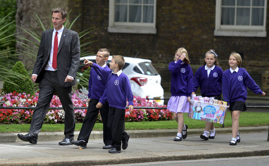 Jeremy Hunt Children Loseley Fields Primary Editorial Stock Photo ...