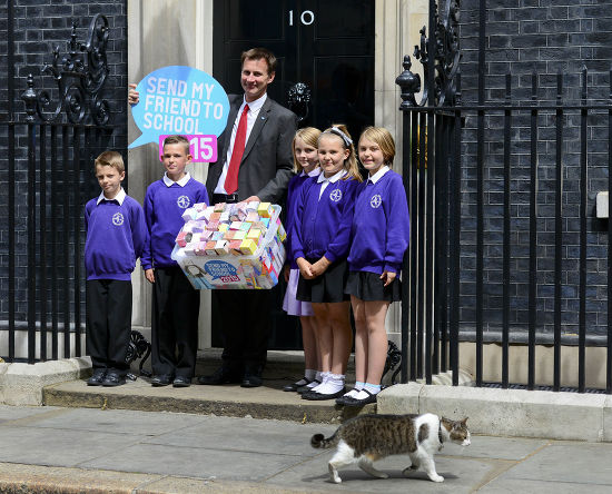 Jeremy Hunt Children Loseley Fields Primary Editorial Stock Photo ...