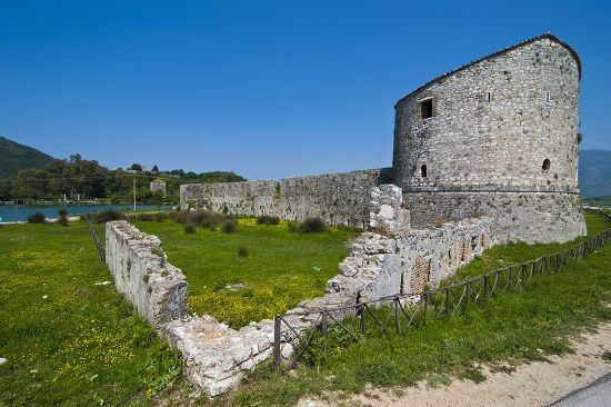 Venetian Triangular Castle Near Butrint Albania Editorial Stock Photo 