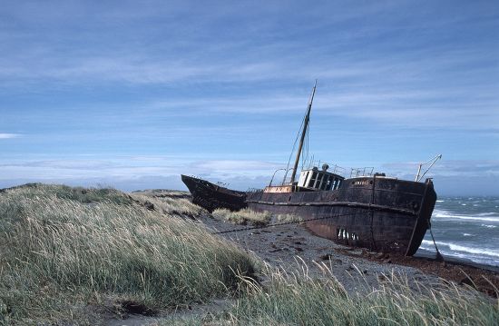 Shipwreck Strait Magellan Patagonia Chile Editorial Stock Photo - Stock ...