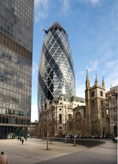 Swiss Insurance Company Building Called Gherkin Editorial Stock Photo ...